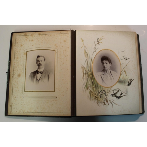 479A - Large collection of family photograph of mainly late Victorian era. Five leather bound albums and lo... 