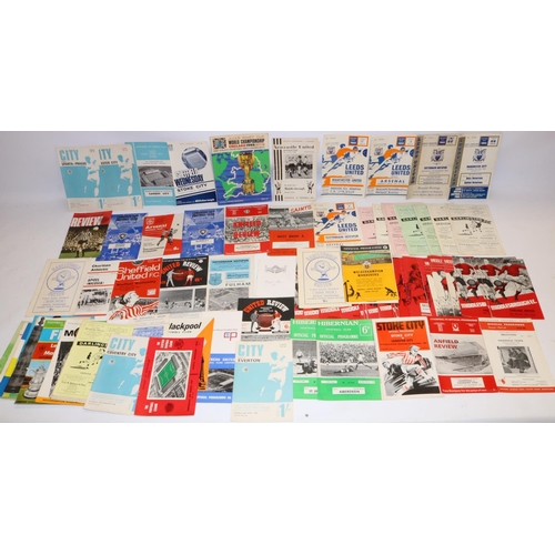 237 - Collection of football programmes, 1960s, various clubs, incl. Middlesborough, Leeds United, Liverpo... 