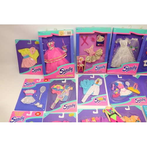 93 - Collection of various 1990s carded/unopened Sindy doll outfits (18)