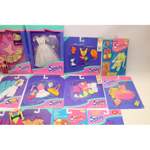 93 - Collection of various 1990s carded/unopened Sindy doll outfits (18)