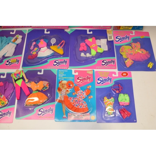 93 - Collection of various 1990s carded/unopened Sindy doll outfits (18)