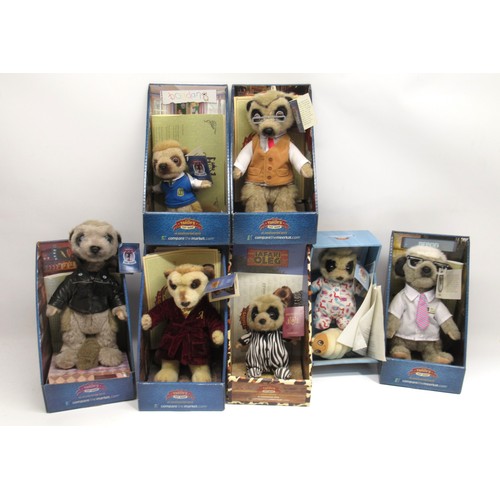 118 - Collection of boxed Yakov's Toy Shop meercat soft toys