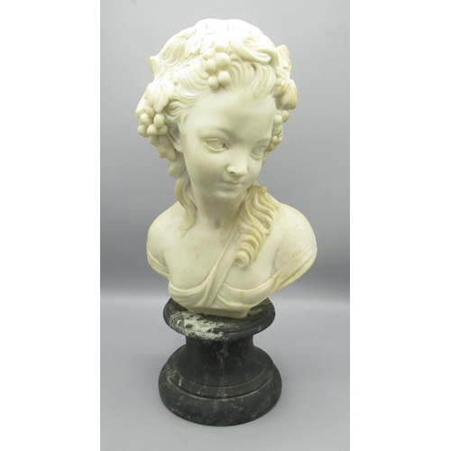62 - Louis Beatux of Paris bust of a lady, H43.5cm