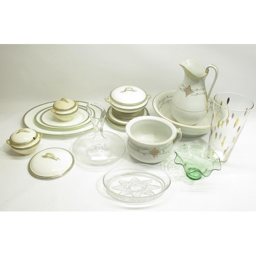 79 - Mixed collection of glassware, ceramics, kitchenalia, etc. inc. partial Crescent & Sons dinner set, ... 