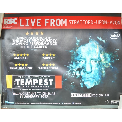 921 - Collection of 20 Royal Shakespeare Company production posters to include Henry IV, Henry V, The Temp... 