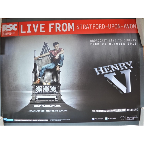 921 - Collection of 20 Royal Shakespeare Company production posters to include Henry IV, Henry V, The Temp... 