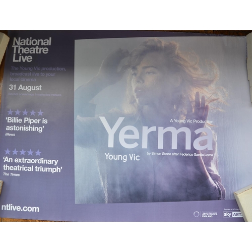 922 - Collection of 17 x National Theatre production posters to include Jayne Eyre, Hamlet, Yerma, Henry V... 