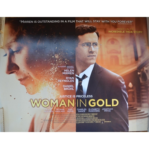 928 - A collection of 30 film release posters to include The Age Of Adaline, Woman In Gold, Taken 3 (x2), ... 