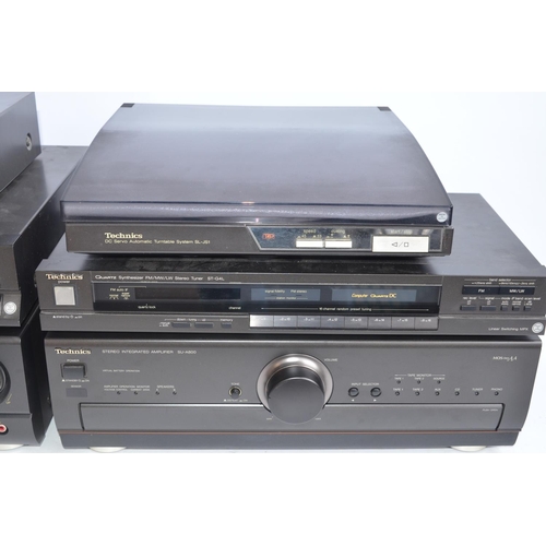 935 - Collection of boxed Technics Hi-Fi equipment to include Sh-AV500 AV Processor, SU-A800 Stereo Integr... 