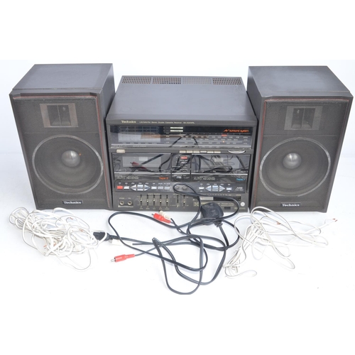 936 - Vintage and well looked after boxed Technics SA-X22WRL LW/MW/FM Stereo Double Cassette Receiver with... 