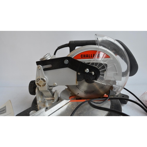 940 - Boxed Challenge 1200 Watt Mitre Saw in working order with instruction manual and accessories