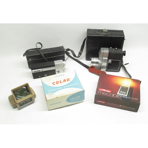 279 - Canon Cine Canonet 8 no. 114181 with original case, Bell & Howell Autoload Optronic Eye no. 38397 ci... 