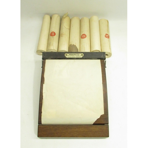 858 - G.H.Gledhill & Sons Ltd Memorette with 7 spare rolls of paper