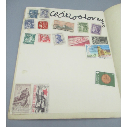 805 - Mixed collection of GB and International stamps and FDC inc. 7 stamp albums, 2 Royal Mail FDC folder... 