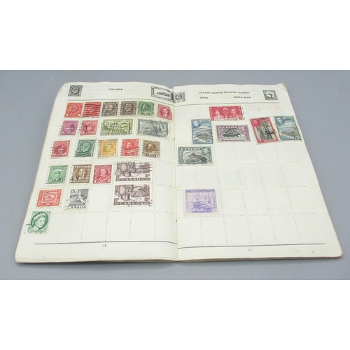 805 - Mixed collection of GB and International stamps and FDC inc. 7 stamp albums, 2 Royal Mail FDC folder... 