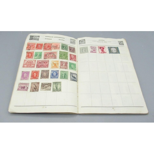 805 - Mixed collection of GB and International stamps and FDC inc. 7 stamp albums, 2 Royal Mail FDC folder... 