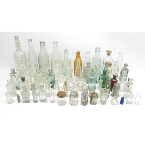 811 - Collection of glass beer, syrup, tonic, etc. bottles (approx.61)