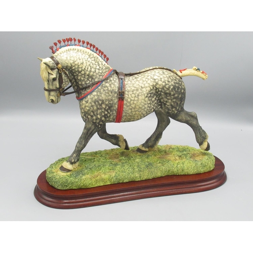 826 - Border Fine Arts 'Percheron Supreme Champion' (Standard edition), model No. L160D by Anne Wall, limi... 