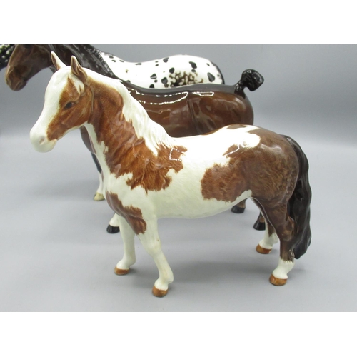 832 - Group of 3 Beswick Horses, tallest 20cm