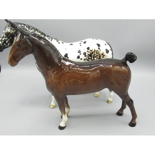 832 - Group of 3 Beswick Horses, tallest 20cm