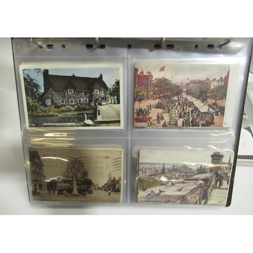 1284 - Collection of Late c19th/Early c20th postcards incl. Bristol, Hastings, Chatham, Dartmouth, Humorous... 