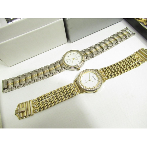 614 - Two boxed Orlando wristwatches, Philip Mercier gold plated and stainless steel quartz wristwatch, Dr... 