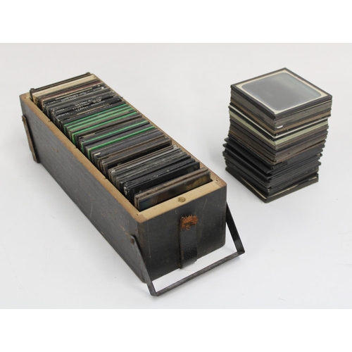 1225 - Collection of late C19th/early C20th magic lantern slides, the majority photographic topographicals ... 