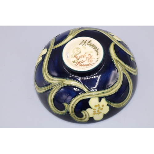 637 - Moorcroft Pottery: Fallow Deer Fawn small footed bowl, ltd. ed. 58/150, designed by Kerry Goodwin, s... 