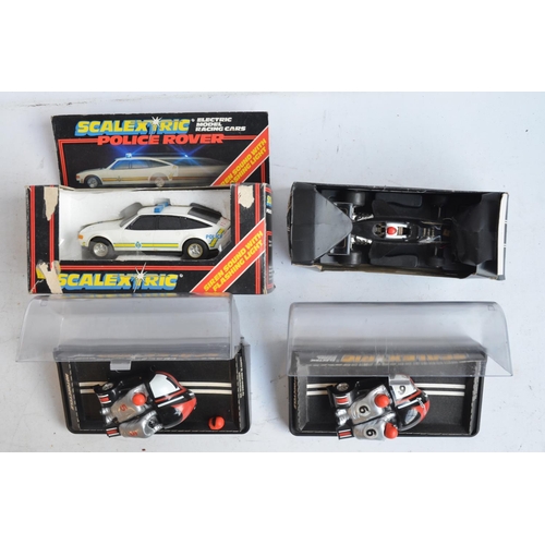 126 - Scalextric Formula 1 boxed set C658 (missing power unit), 2 boxed Change Over Lanes and chicane and ... 