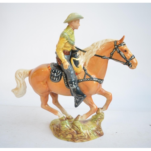 116 - Beswick Canadian Mounted Cowboy 1377. No damage/chips/repairs noted, H23cm. Without box