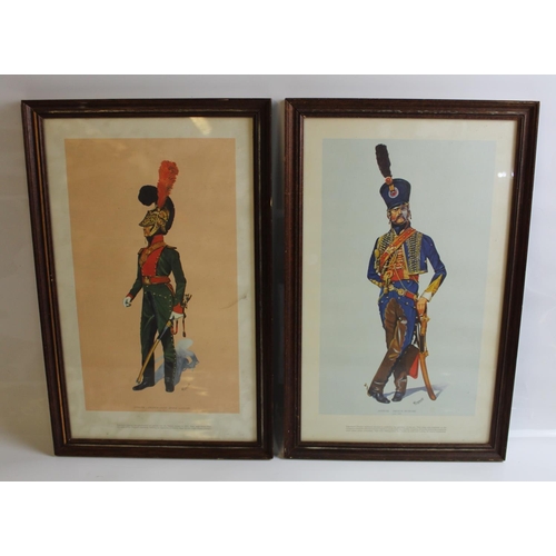 227 - Michael Sutty Figurine of Napoleon Bonaparte 1815. Ltd Edition,21/150. Hight 36.5 cm. Two framed pri... 