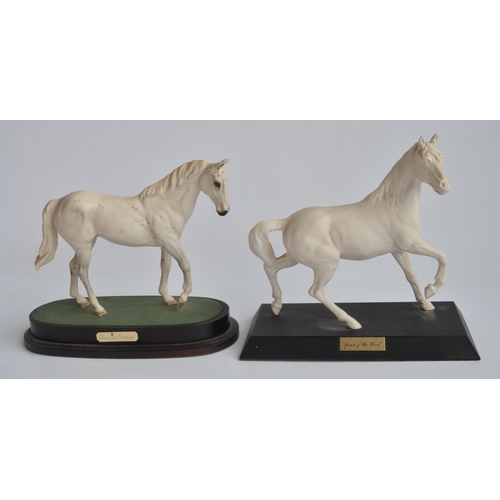 188 - Two Royal Doulton ceramic horse figurines to include Desert Orchid and Spirit Of The Wind, both fixe... 