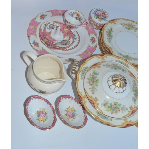 206 - Collection of ceramic tableware incl. Noritake, Mason's Mandalay, Wedgwood (Humming Birds), Royal Al... 