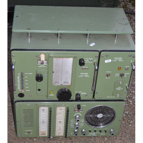 1369 - Type T126 Sailor A/S S.P. (Aalborg Denmark) marine radio transmitter/receiver unit