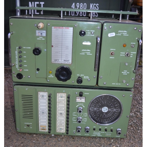 1369 - Type T126 Sailor A/S S.P. (Aalborg Denmark) marine radio transmitter/receiver unit