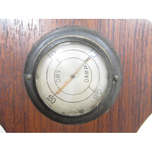 368 - E. G. Goodacre & Sons, Billingboro & Donington - C19th mahogany wheel barometer, painted dial, dry d... 