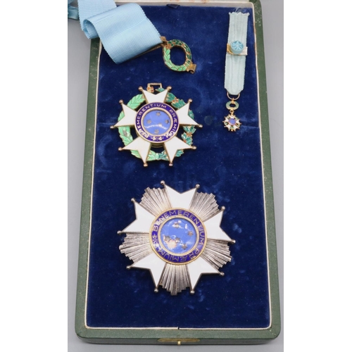 1099 - Stern Brazil - Brazil Republic, Order of the Southern Cross, to Ben T. Ford M.P. Grand Cross insigni... 