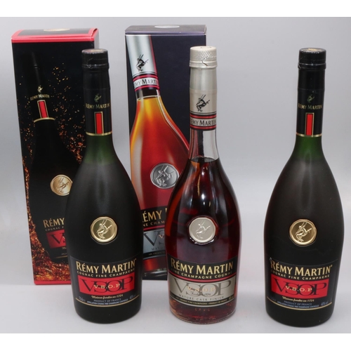 1297 - Remy Martin Cognac Fine Champagne VSOP Mature Cask Finish, Cognac Fine Champagne, two in cartons, al... 