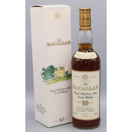 1285 - The Macallan Single Highland Malt Scotch Whisky, 10 Years Old, Matured in Sherry Wood, 70cl 40%vol, ... 