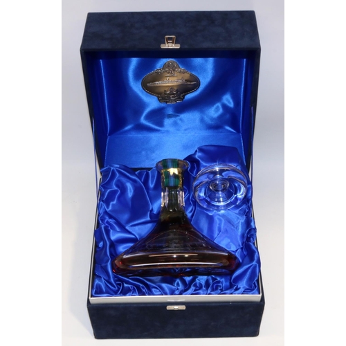 1284 - 'The QE2 Glencairn Crystal Decanter' containing Auchentoshan Single Malt Scotch Whisky, Aged 12 Year... 