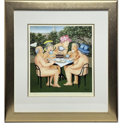 1351 - Beryl Cook (British 1926-2008): 'Tea In The Garden' ltd.ed colour print by Alexander Gallery Publica... 