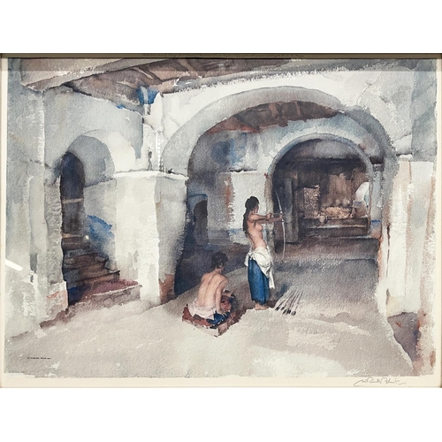 1373 - Sir William Russell Flint RA (1880-1969); 'The Unseen Target' colour reproduction pub. Frost Reed 19... 