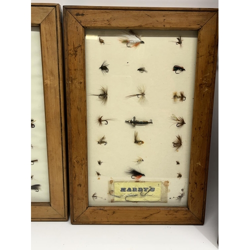 1236 - Framed angling montage incl; 1946 Ouse and Cam Fishery District Licence, 1935-36 Sheffield Amalgamat... 