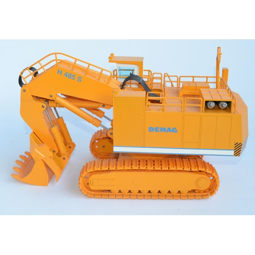 2 - Boxed NZG 1/50 scale diecast Demag H485S Hydraulic Excavator model (Art No 357) in good condition, s... 