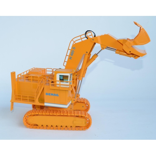 2 - Boxed NZG 1/50 scale diecast Demag H485S Hydraulic Excavator model (Art No 357) in good condition, s... 
