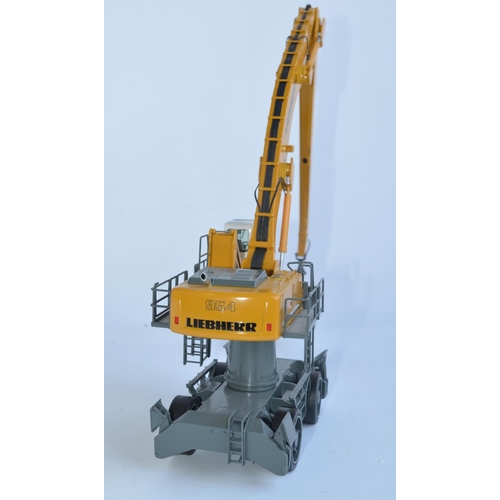 4 - Boxed highly detailed NZG 1/50 scale diecast Liebherr A954C Litronic High Rise Material Handler (Art... 