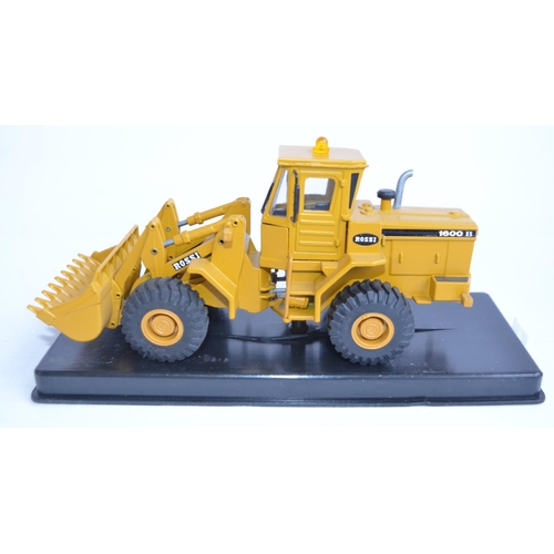 31 - Three 1/50 scale diecast Fiat-Allis plant models by Old Cars to include FR20B Log Loader, Rossi 1600... 