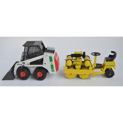 35 - Four boxed diecast plant models, various scales and manufacturers to include an NZG 1/20 Bomag Road ... 