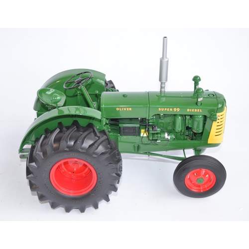 38 - Franklin Mint 1/12 scale highly detailed Oliver Super 99 Tractor model. Overall condition would be n... 