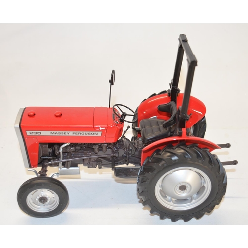46 - Boxed Universal Hobbies 1/16 scale diecast Massey Ferguson 1975 230 tractor model in mint condition,... 